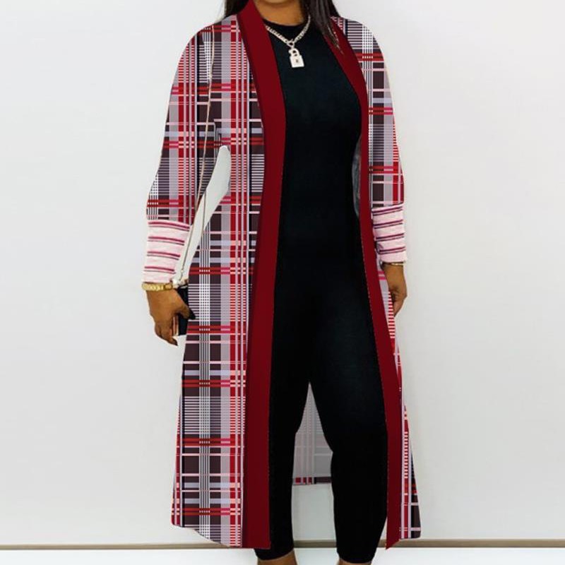 Casual Printed Long Sleeve Cardigan Jacket 24