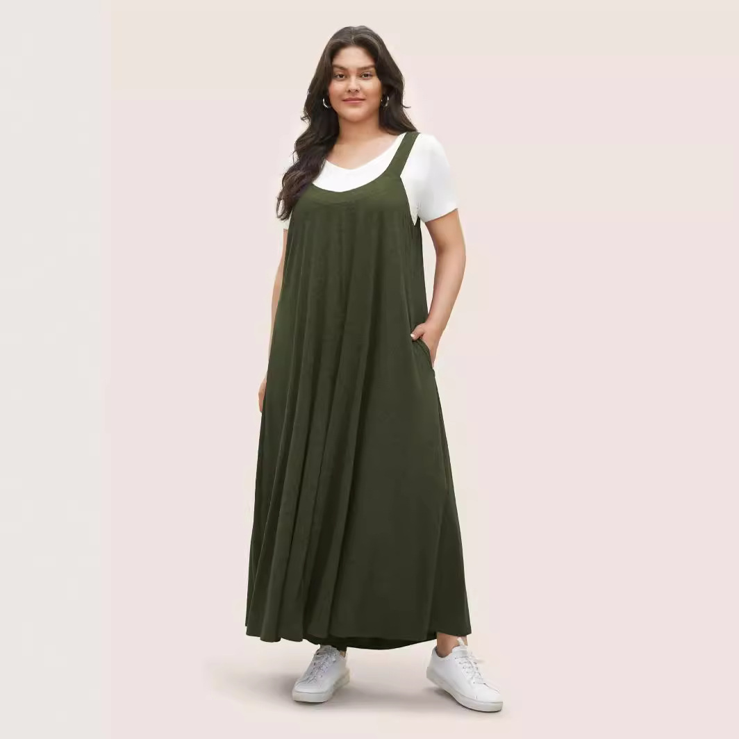 Loose casual jumpsuit skirt pants 14 02