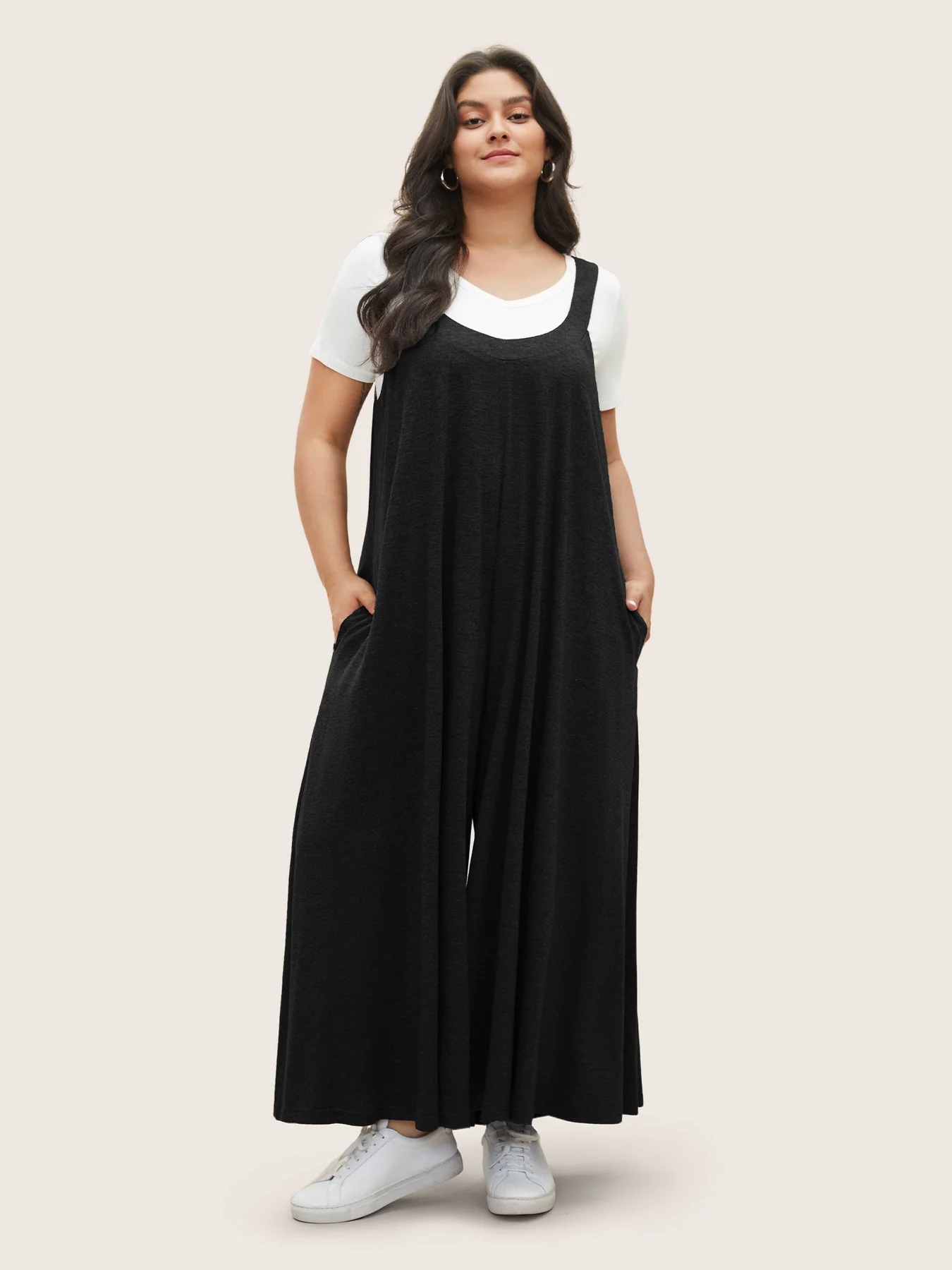 Loose casual jumpsuit skirt pants 14