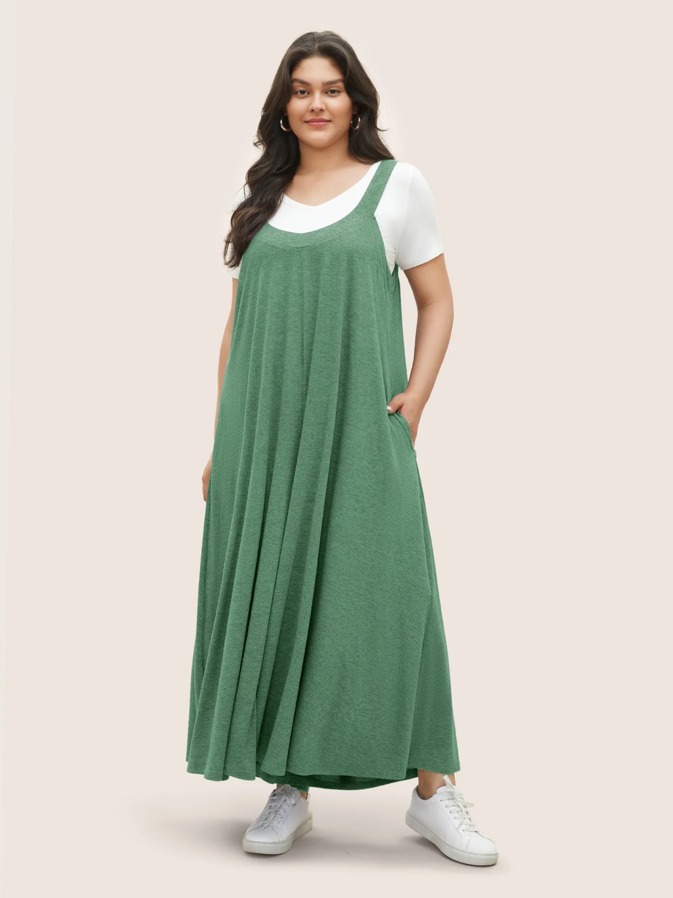 Loose casual jumpsuit skirt pants 14