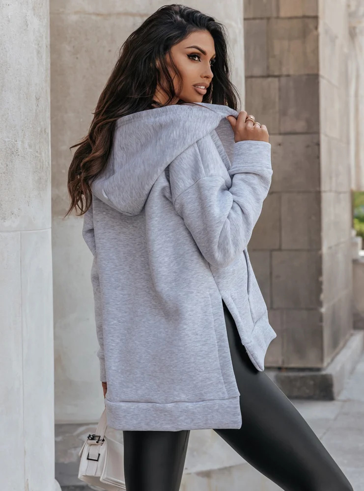 Sports pocket zipper loose casual hoodie sweatshirt 12 01